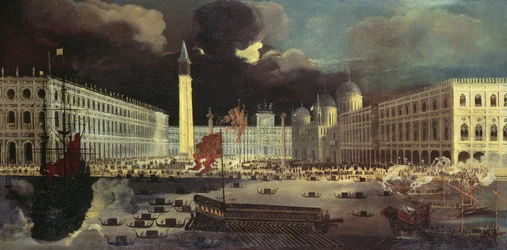 An Imaginary View of San Marco from the Bacino on Ascension Day